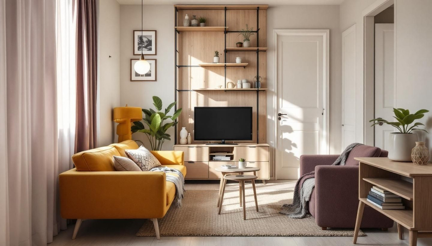 Maximiser l'espace avec des meubles multifonctions pour petits appartements